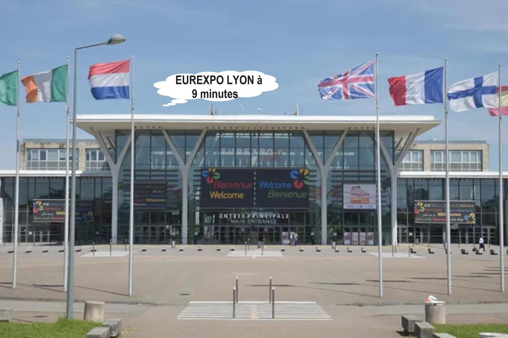 شقة Votre Cocon Parfait A 9 Min D'Eurexpo Et 14 Min Groupama سانت-بريست المظهر الخارجي الصورة